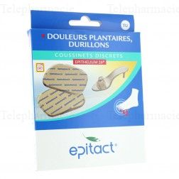 EPITACT Coussinets discrets douleurs plantaires durillons à l'epithelium 26 1 paire