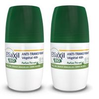 ETIAXIL Déodorant antitranspirant végétal au thé vert bio 2 x 50ml